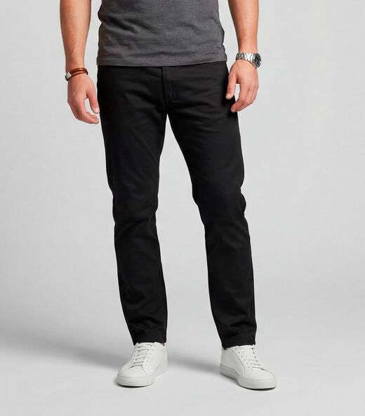 Calça Masculina Em Sarja Com Bolsos Sea Surf Preto
