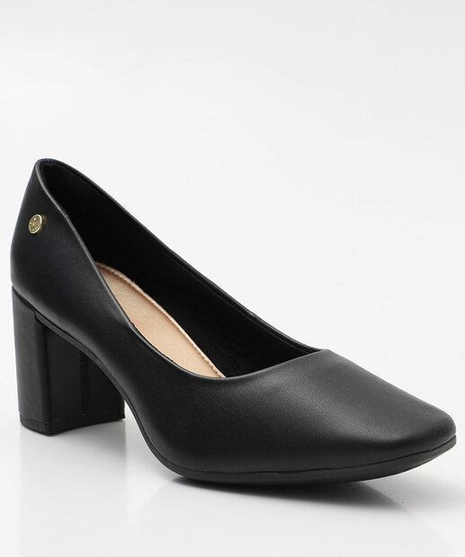 Image_Scarpin Feminino Salto Grosso Via Uno Preto