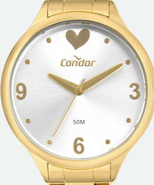 Kit Relógio Feminino Condor CO2035MZYK4K Dourado