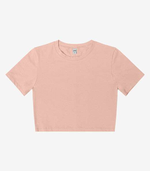 Blusa Básica Feminina Cotton Leve Rovitex Rosa