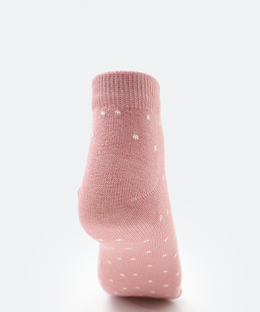 Kit 3 Pares Meias Cano Curto Feminina Estampada Marisa 