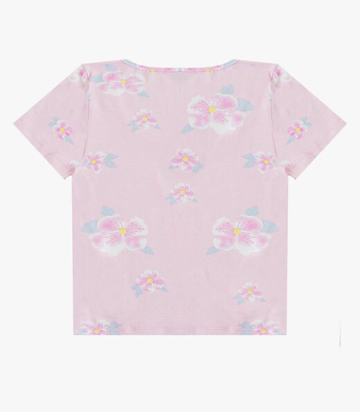 Blusa Feminina em Malha Visco Infinita Cor Rosa