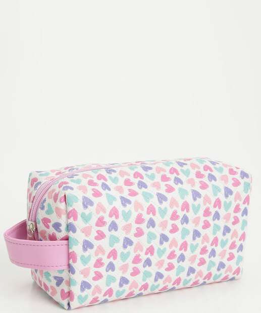  Necessaire Feminina Coração Marisa