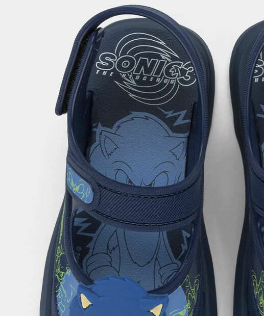 Sandália Infantil Estampa Sonic