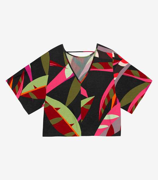 Blusa Feminina Viscose Khyara Rovitex Preto