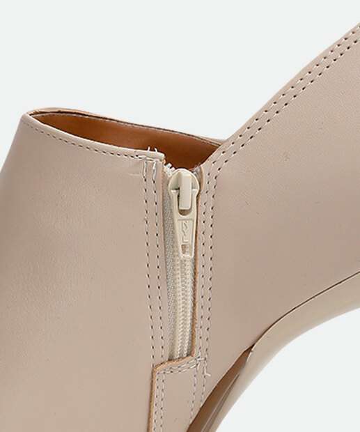 Bota Feminina Ankle Boot Salto Fino Bico Fino Vizzano