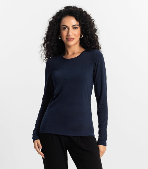 Image_Blusa Manga Longa Feminina Rovitex Azul