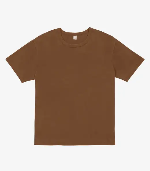 T-Shirt Over Básica Feminina Rovitex Marrom