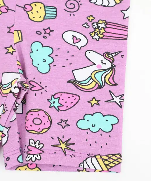 Bermuda Infantil Ciclista Estampada Marisa Tam 1 a 3