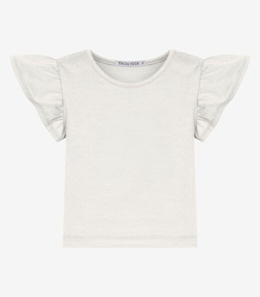 Conjunto Infantil Blusa Com Salopete Trick Nick Bege