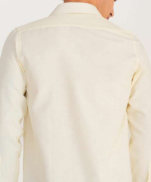 Camisa Masculina Linho Manga Longa Rock & Soda
