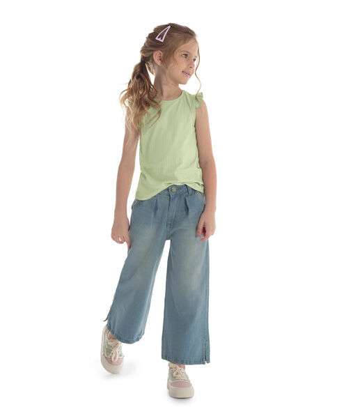 Blusa Juvenil Feminina Ribana Trick Nick Verde