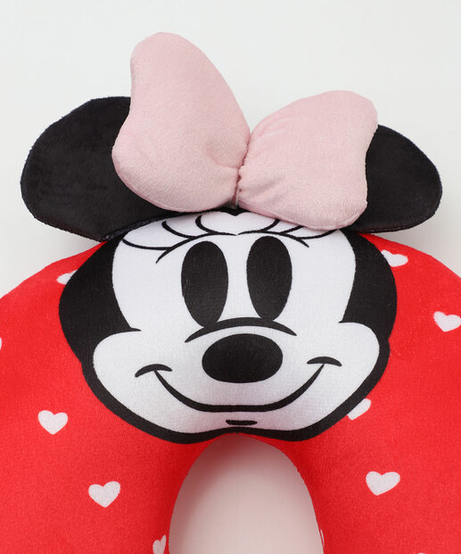 Almofada Pescoço Plush Minnie Marisa Vermelho