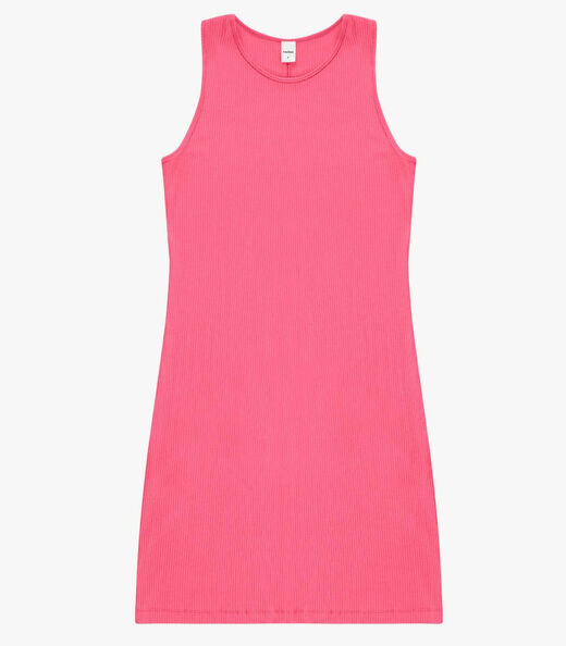 Vestido Feminino Curto Básico Ribana Rovitex Rosa
