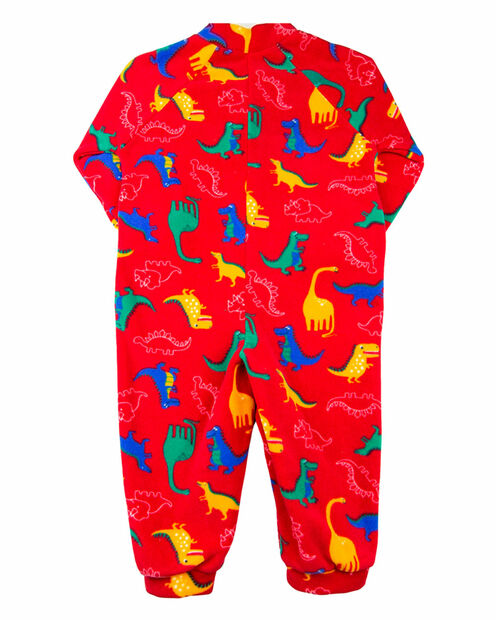 Macacão Infantil Pijama Microsoft Estampado PP - Vermelho