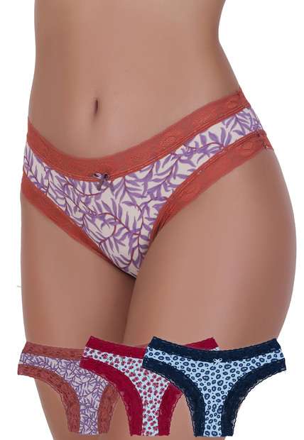 Image_Kit 3 Calcinhas Déborah Microfibra Concept Lingerie Multicolorido