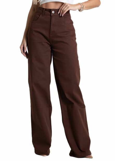 Image_Calça Sarja Sawary Wide Leg - 282899