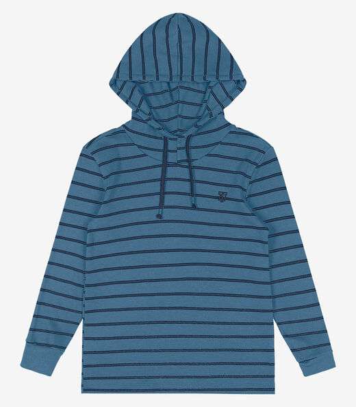 Camiseta Infantil Com Capuz Trick Nick Azul