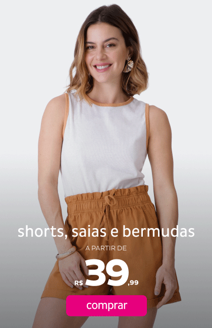 Shorts, Saias e Bermudas Jeans a partir de R$39,99