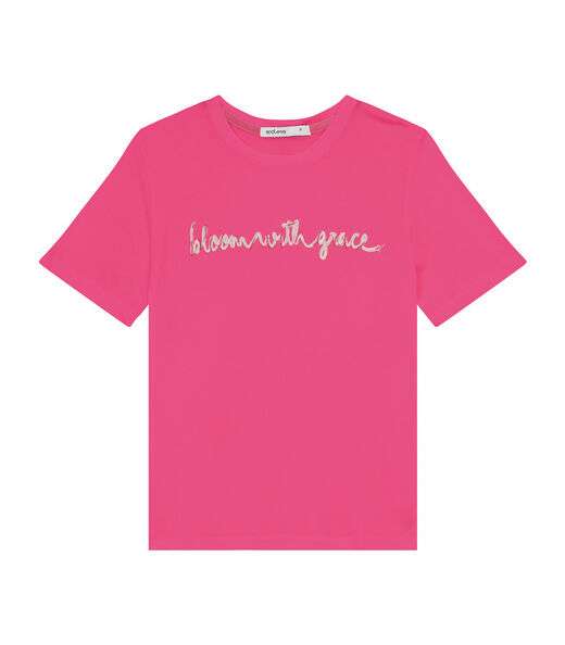 Camiseta De Visco Tricot Feminina Endless Rosa