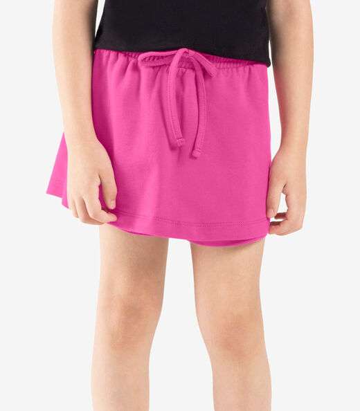 Conjunto Infantil Blusa Com Shorts Saia Rovi Kids Preto