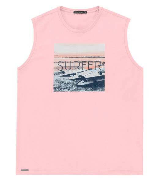 Regata Masculina Estampada Diametro Rosa