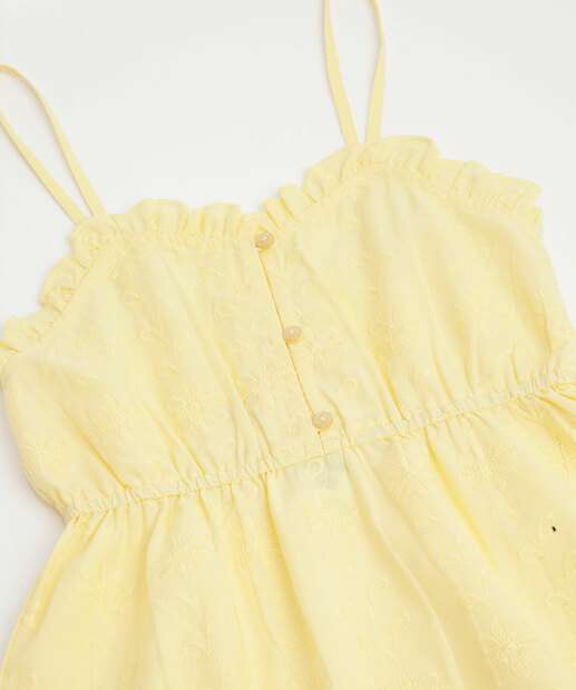 Vestido Juvenil Laise Botões Marisa Tam 4 a 16