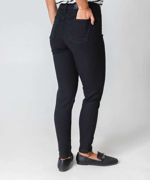 Calça Jeans Skinny Feminina Biotipo Preto