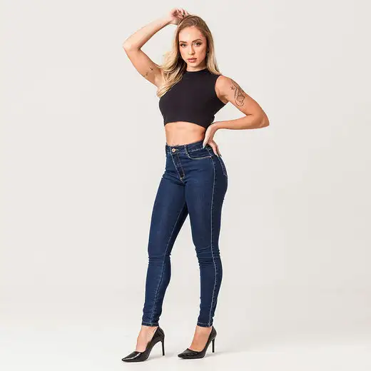 Calça Jeans Skinny Feminina Zune