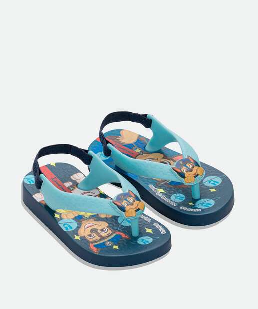 Chinelo Ipanema Infantil Bebê Patrulha Canina 