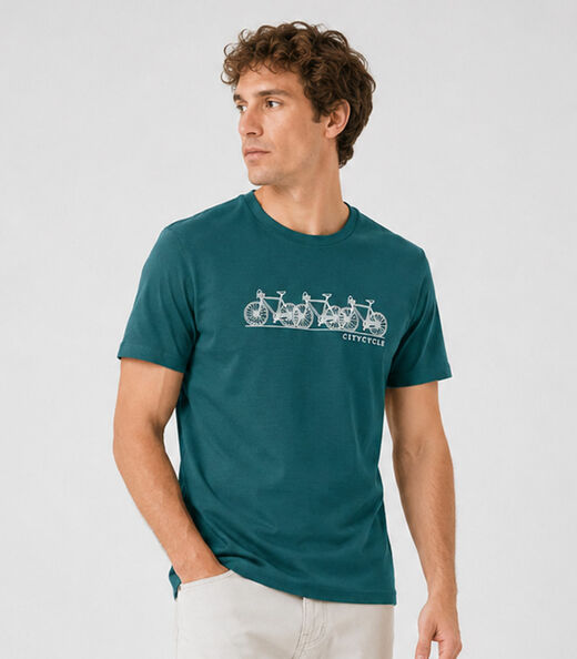 Image_Camiseta Masculina Com Estampa Select Verde