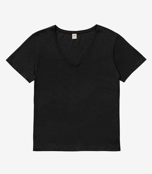 Blusa Básica Feminina Meia Malha Rovitex Preto