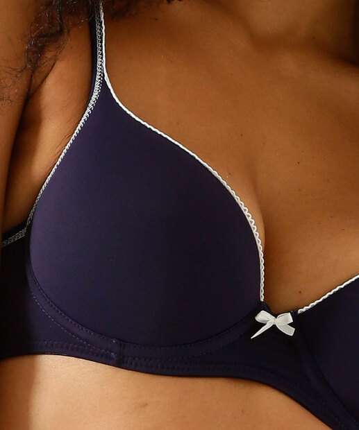 Sutiã Com Base E Com Bojo Laço Marisa 