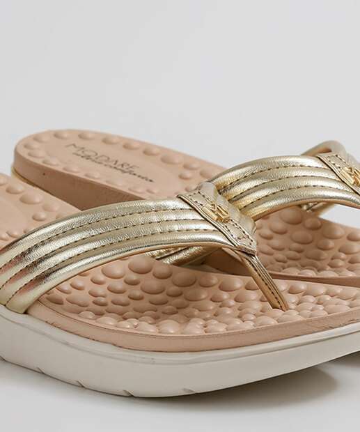 Tamanco Feminino Metalizado Ultra Conforto Modare
