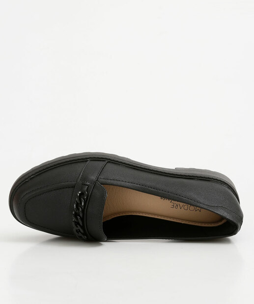 Mocassim Loafer Feminino Tratorado Corrente Modare 