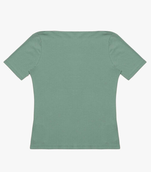 Image_Blusa Feminina Decote Canoa Básica Ribana Rovitex Verde