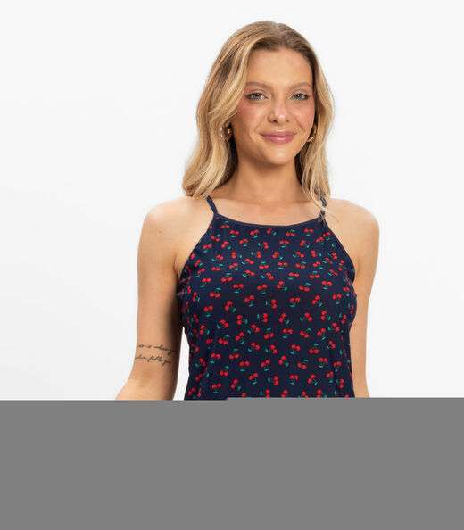 Short Doll Curto Feminino De Liganete Bella Ana Azul