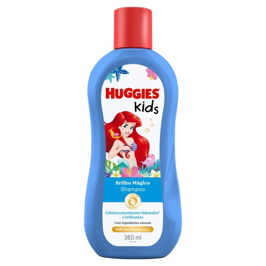 Image_Kit com 3 Unidades de Shampoo Huggies Kids Brilho Mágico Frasco 360ml