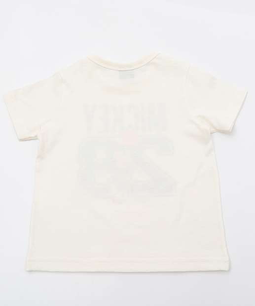 Camiseta Infantil Mickey Disney Tam 1 a 3 Off White