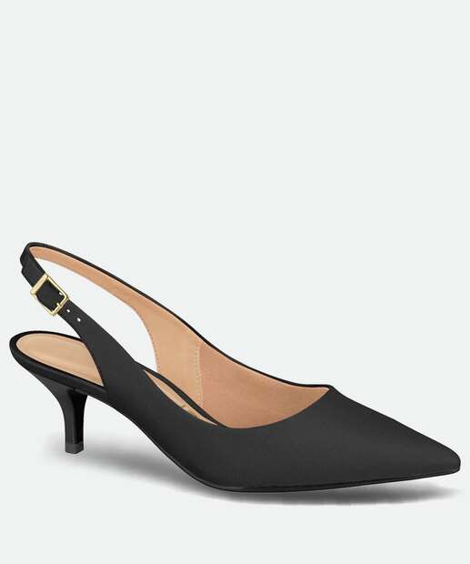 Scarpin Feminino Slingback Salto Fino Vizzano 