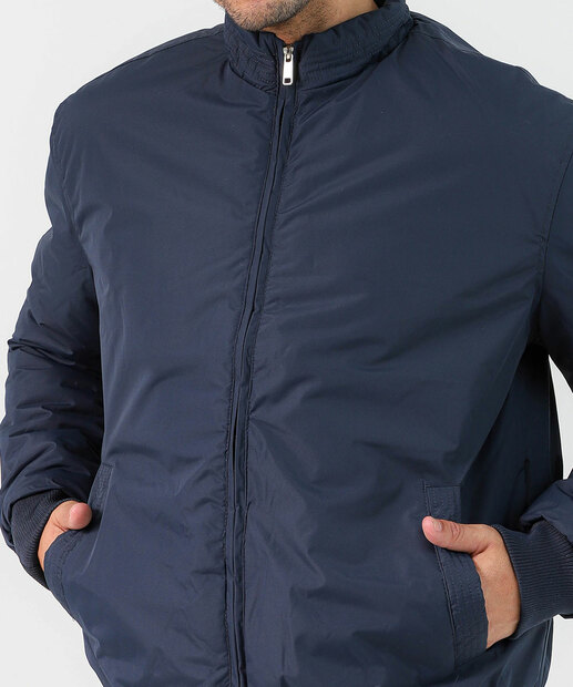 Jaqueta Masculina Nylon Forrada MR Azul