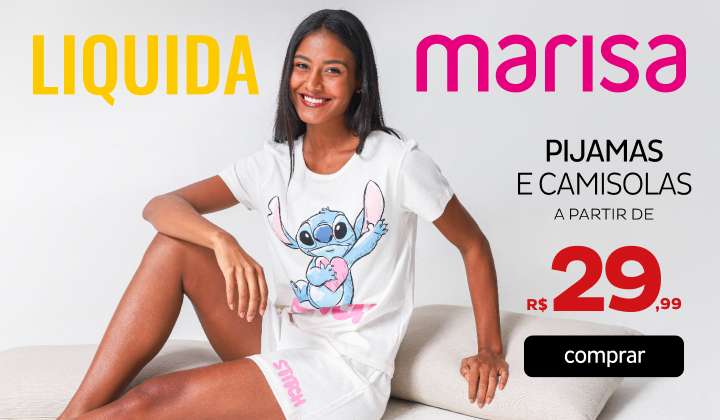 Pijamas e Camisolas a partir de R$29,99 Pijamas e Camisolas a partir de R$29,99