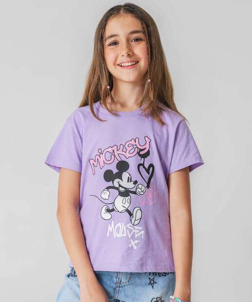 Image_Camiseta Juvenil Mickey Tam 06 a 14 Lilás