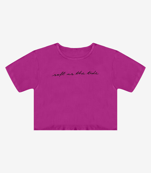 Blusa Feminina em Molecotton Viscose Infinita Cor Roxo