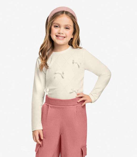 Blusa Infantil Trick Nick Bege