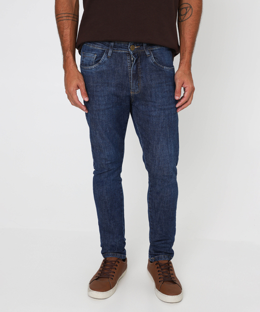 Calça Masculina Jeans Skinny Jezzian Azul