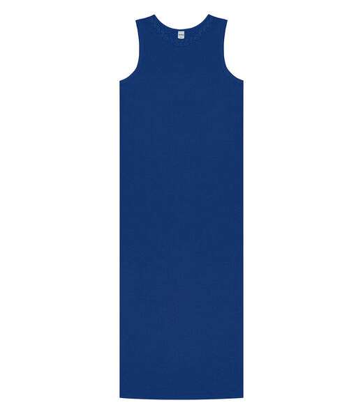 Vestido Midi Em Molecotton Rovitex Azul