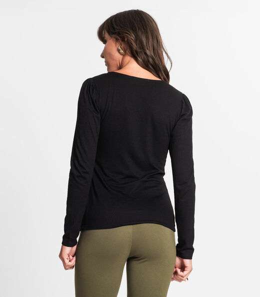 Blusa Feminina Manga Longa Endless Preto