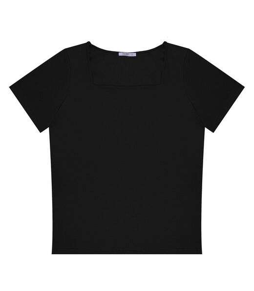 Blusa Feminina Plus Size Secret Glam Preto