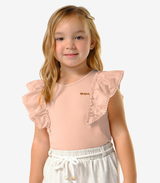 Conjunto Infantil Regata Com Shorts Trick Nick Rosa